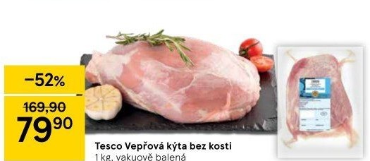 Vepřová kýta bez kosti Tesco