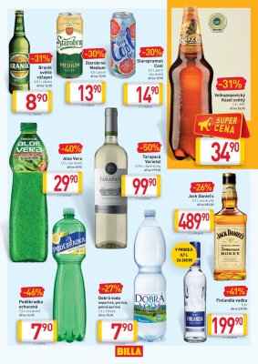 akční leták BILLA 25.8.2021-31.8.2021