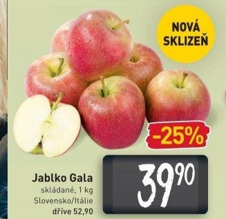 Jablka Gala