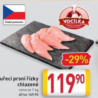 Kuřecí prsní řízky Vocílka