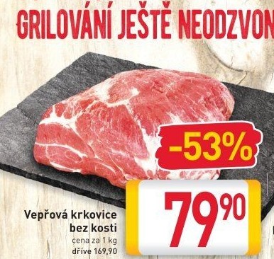 Vepřová krkovice bez kosti
