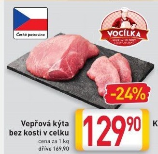 Vepřová kýta bez kosti Vocílka