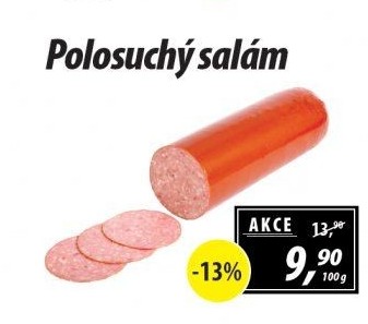 Polosuchý salám