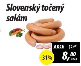 Salám slovenský točený