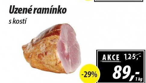 Uzené ramínko s kostí