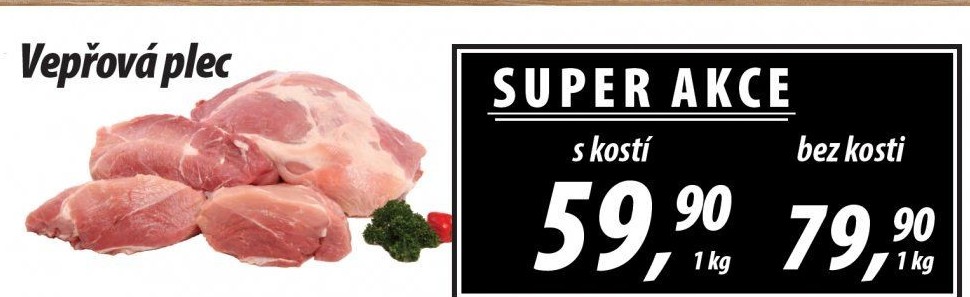 Vepřová plec s kostí