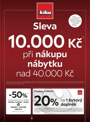 akční leták Kika nábytek 30.8.2021-12.9.2021