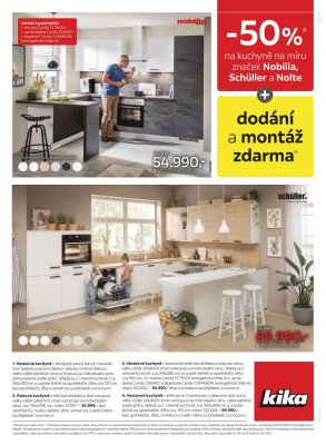 akční leták Kika nábytek 30.8.2021-12.9.2021