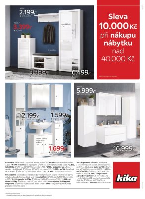 akční leták Kika nábytek 30.8.2021-12.9.2021