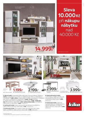 akční leták Kika nábytek 30.8.2021-12.9.2021