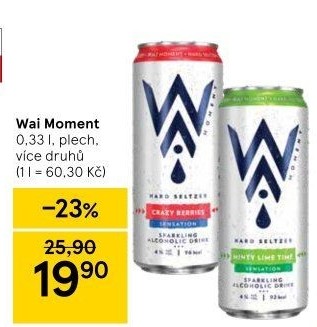 Alkoholický nápoj Hard Seltzer Wai Moment
