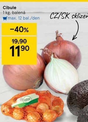 Cibule kuchyňská žlutá