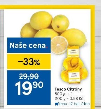 Citrony Tesco