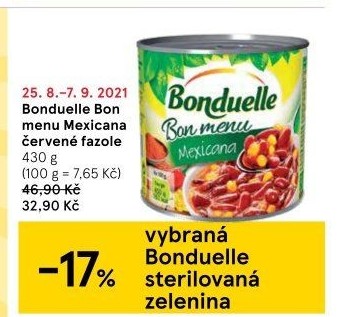 Fazole Mexicana Bon Menu Bonduelle