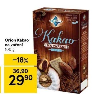 Kakao na vaření Orion