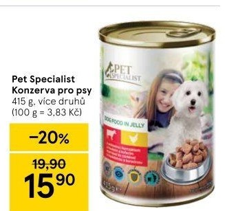Konzerva pro psy Pet Specialist