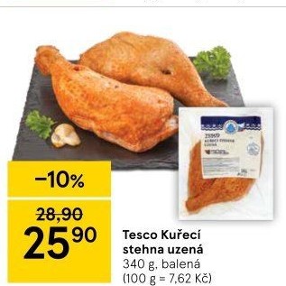 Kuřecí stehna uzená Tesco