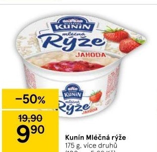 Mléčná rýže Kunín