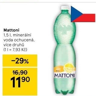 Ochucená voda Mattoni
