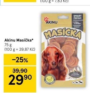 Pamlsky pro psy Masíčka Akinu