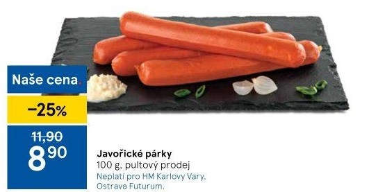 Párky javořické