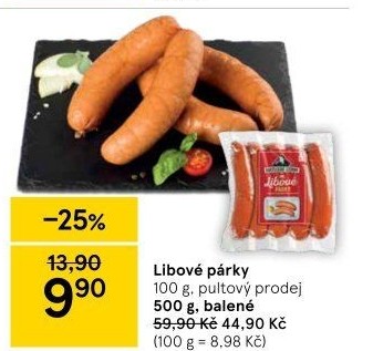 Párky libové
