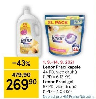 Prací kapsle Lenor