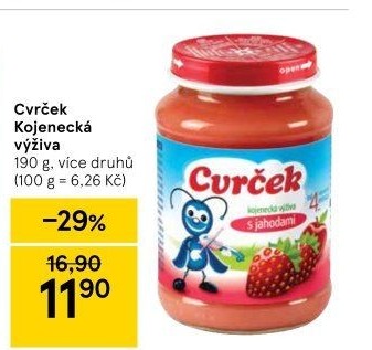 Přesnídávka ovocná Cvrček