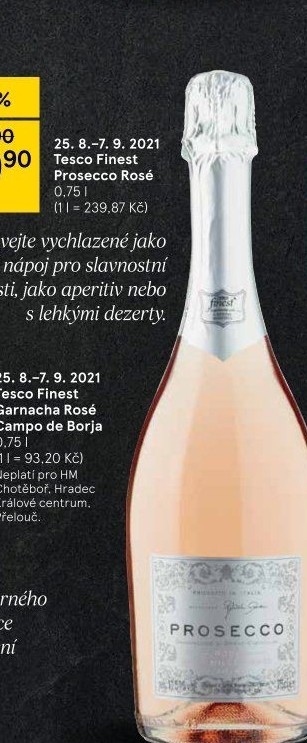 Prosecco Rose Tesco Finest