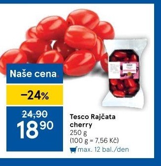 Rajčata cherry Tesco