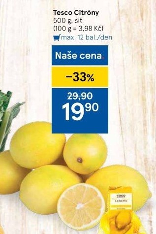 Citrony Tesco