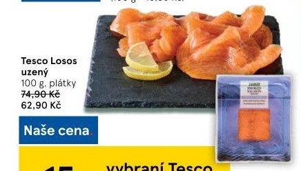 Losos uzený Tesco