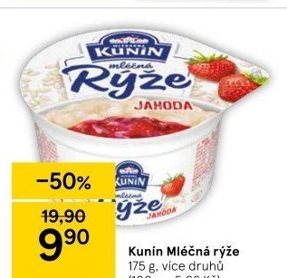 Mléčná rýže Kunín