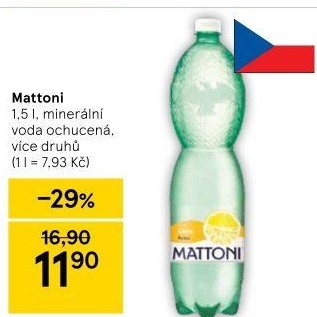 Ochucená voda Mattoni