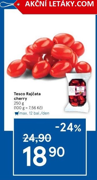 Rajčata cherry Tesco