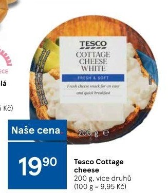 Sýr Cottage Tesco