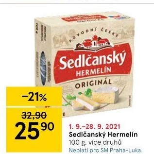 Sýr Hermelín Sedlčanský