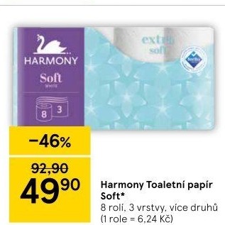Toaletní papír 3vrstvý Harmony