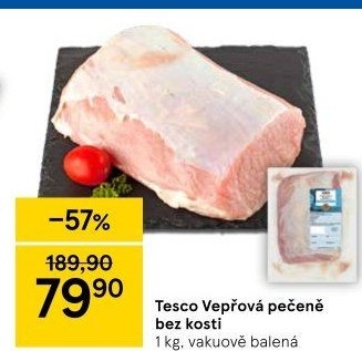 Vepřová pečeně bez kosti Tesco