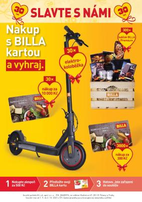 akční leták BILLA 1.9.2021-7.9.2021