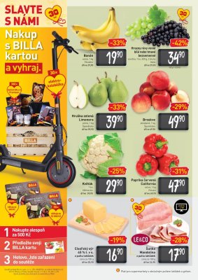 akční leták BILLA 1.9.2021-7.9.2021