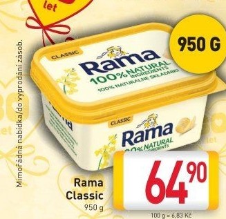 Margarín Classic Rama