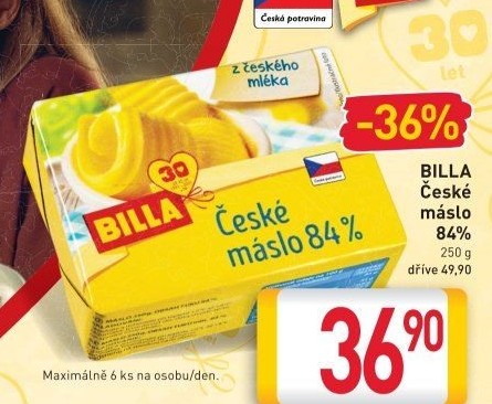Máslo Billa