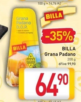 Sýr Grana Padano Billa