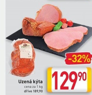Uzená kýta bez kosti Kostelecké uzeniny