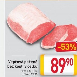 Vepřová pečeně bez kosti