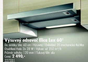 Digestoř Elica Elite Lux 60