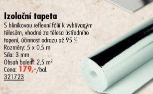 Izolační role