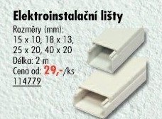 Kabelová elektroinstalační lišta