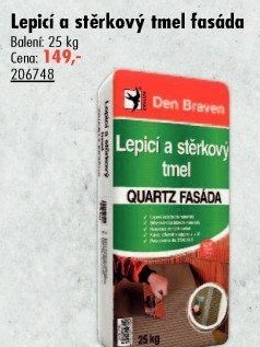 Lepicí a stěrkový tmel Quartz Fasáda Den Braven